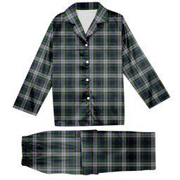 ScotsTee Shop Scottish Gordon Dress 1965 Tartan Pajama Satin Velvet Flannel Pajama Set
