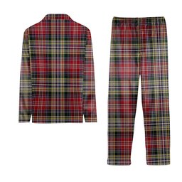 ScotsTee Shop Scottish Lasting Tartan Pajama Satin Velvet Flannel Pajama Set