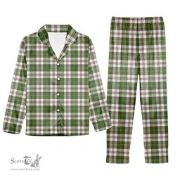 ScotsTee Shop Scottish Hay Dress Ancient Tartan Pajama Satin Velvet Flannel Pajama Set