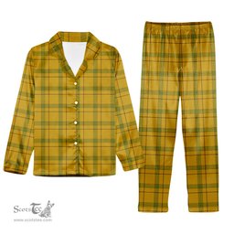 ScotsTee Shop Scottish Houston Tartan Pajama Satin Velvet Flannel Pajama Set