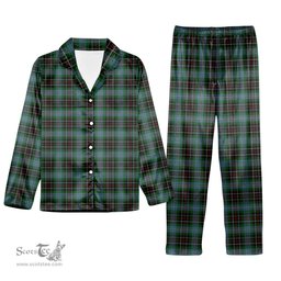 ScotsTee Shop Scottish Hyslop Hunting Tartan Pajama Satin Velvet Flannel Pajama Set