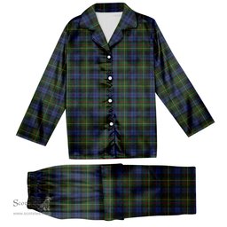 ScotsTee Shop Scottish Gow Hunting 2 Tartan Pajama Satin Velvet Flannel Pajama Set