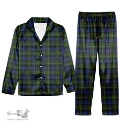 ScotsTee Shop Scottish Gow Hunting 2 Tartan Pajama Satin Velvet Flannel Pajama Set