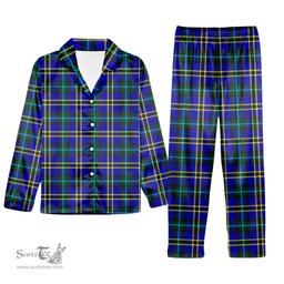 ScotsTee Shop Scottish Hope Modern Tartan Pajama Satin Velvet Flannel Pajama Set