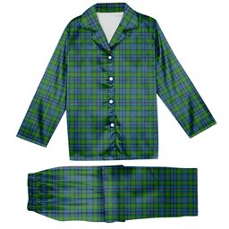 ScotsTee Shop Scottish Hosey Tartan Pajama Satin Velvet Flannel Pajama Set