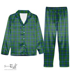 ScotsTee Shop Scottish Hosey Tartan Pajama Satin Velvet Flannel Pajama Set
