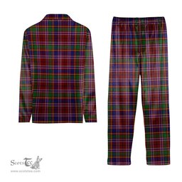 ScotsTee Shop Scottish Haughdale Tartan Pajama Satin Velvet Flannel Pajama Set