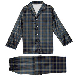 ScotsTee Shop Scottish Liberton Tartan Pajama Satin Velvet Flannel Pajama Set