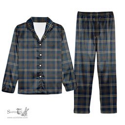 ScotsTee Shop Scottish Liberton Tartan Pajama Satin Velvet Flannel Pajama Set