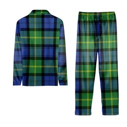 ScotsTee Shop Scottish Gordon Old Ancient Tartan Pajama Satin Velvet Flannel Pajama Set