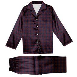 ScotsTee Shop Scottish Harris Jeffrey S Tartan Pajama Satin Velvet Flannel Pajama Set