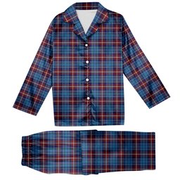 ScotsTee Shop Scottish Greer Tartan Pajama Satin Velvet Flannel Pajama Set