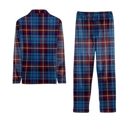 ScotsTee Shop Scottish Greer Tartan Pajama Satin Velvet Flannel Pajama Set