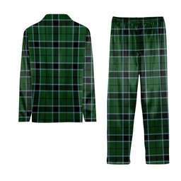 ScotsTee Shop Scottish Innes Hunting Tartan Pajama Satin Velvet Flannel Pajama Set