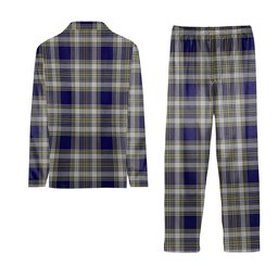 ScotsTee Shop Scottish Livingstone Dress Tartan Pajama Satin Velvet Flannel Pajama Set