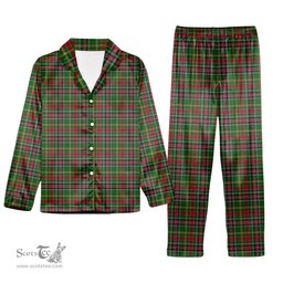 ScotsTee Shop Scottish Hunter Wilsons Tartan Pajama Satin Velvet Flannel Pajama Set