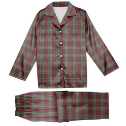 ScotsTee Shop Scottish Gregor Hunting Ancient Tartan Pajama Satin Velvet Flannel Pajama Set
