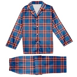 ScotsTee Shop Scottish Laing of Archiestown Ancient Tartan Pajama Satin Velvet Flannel Pajama Set
