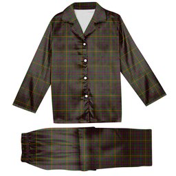 ScotsTee Shop Scottish Hall 1994 Tartan Pajama Satin Velvet Flannel Pajama Set