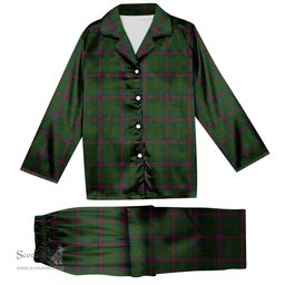 ScotsTee Shop Scottish Loton Tartan Pajama Satin Velvet Flannel Pajama Set