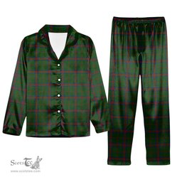 ScotsTee Shop Scottish Loton Tartan Pajama Satin Velvet Flannel Pajama Set