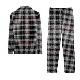 ScotsTee Shop Scottish Kerr Shepherd's Tartan Pajama Satin Velvet Flannel Pajama Set