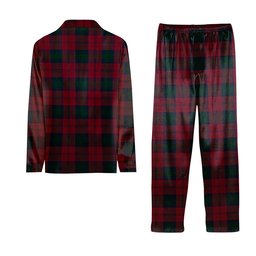ScotsTee Shop Scottish Lindsay Tartan Pajama Satin Velvet Flannel Pajama Set
