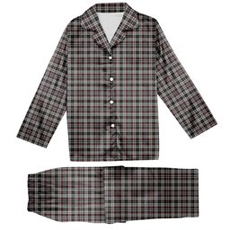 ScotsTee Shop Scottish Little Arisaid Tartan Pajama Satin Velvet Flannel Pajama Set