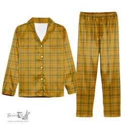ScotsTee Shop Scottish Houston Ancient Tartan Pajama Satin Velvet Flannel Pajama Set