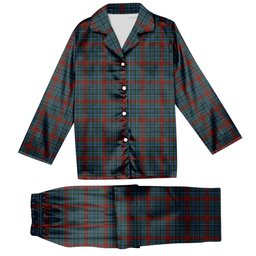 ScotsTee Shop Scottish Gordon 3 Tartan Pajama Satin Velvet Flannel Pajama Set