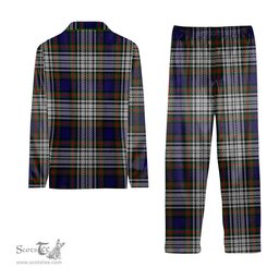 ScotsTee Shop Scottish Highfield Dress Tartan Pajama Satin Velvet Flannel Pajama Set