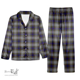 ScotsTee Shop Scottish Highfield Dress Tartan Pajama Satin Velvet Flannel Pajama Set