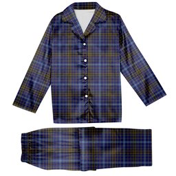 ScotsTee Shop Scottish Knox 2 Tartan Pajama Satin Velvet Flannel Pajama Set