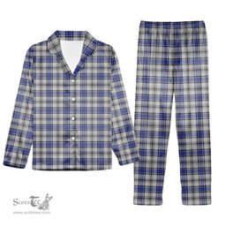 ScotsTee Shop Scottish Hannay Tartan Pajama Satin Velvet Flannel Pajama Set