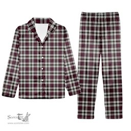 ScotsTee Shop Scottish Little Dress Modern Tartan Pajama Satin Velvet Flannel Pajama Set