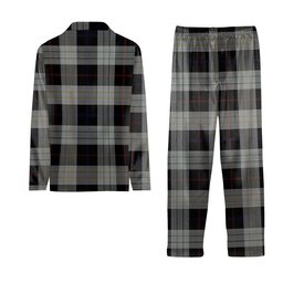 ScotsTee Shop Scottish Kinnieson Tartan Pajama Satin Velvet Flannel Pajama Set