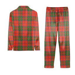 ScotsTee Shop Scottish Grant Ancient Tartan Pajama Satin Velvet Flannel Pajama Set