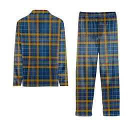 ScotsTee Shop Scottish Healy Tartan Pajama Satin Velvet Flannel Pajama Set