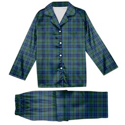 ScotsTee Shop Scottish Keith Tartan Pajama Satin Velvet Flannel Pajama Set