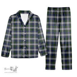 ScotsTee Shop Scottish Gordon Dress Original Tartan Pajama Satin Velvet Flannel Pajama Set