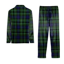 ScotsTee Shop Scottish Lloyd of Dolobran Tartan Pajama Satin Velvet Flannel Pajama Set