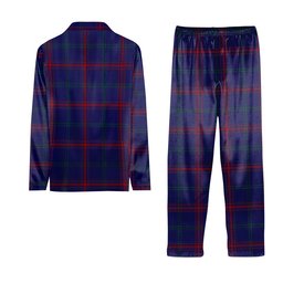 ScotsTee Shop Scottish Lynch Tartan Pajama Satin Velvet Flannel Pajama Set