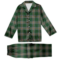 ScotsTee Shop Scottish Ledford Tartan Pajama Satin Velvet Flannel Pajama Set
