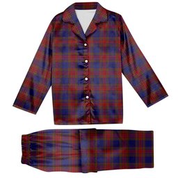 ScotsTee Shop Scottish Leslie J Cant Tartan Pajama Satin Velvet Flannel Pajama Set