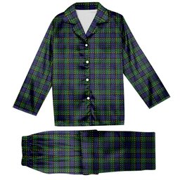 ScotsTee Shop Scottish Hogarth of Firhill Tartan Pajama Satin Velvet Flannel Pajama Set
