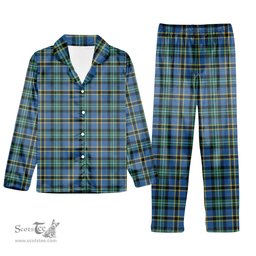 ScotsTee Shop Scottish Hope Ancient Tartan Pajama Satin Velvet Flannel Pajama Set