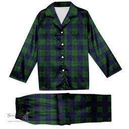 ScotsTee Shop Scottish Keith Modern Tartan Pajama Satin Velvet Flannel Pajama Set
