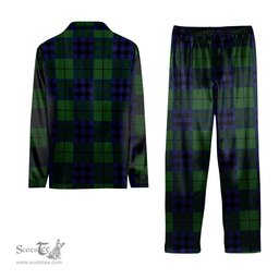 ScotsTee Shop Scottish Keith Modern Tartan Pajama Satin Velvet Flannel Pajama Set