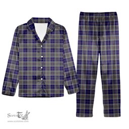 ScotsTee Shop Scottish Hanna of Stirlingshire Tartan Pajama Satin Velvet Flannel Pajama Set