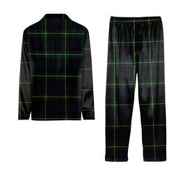ScotsTee Shop Scottish Gordon Old Tartan Pajama Satin Velvet Flannel Pajama Set